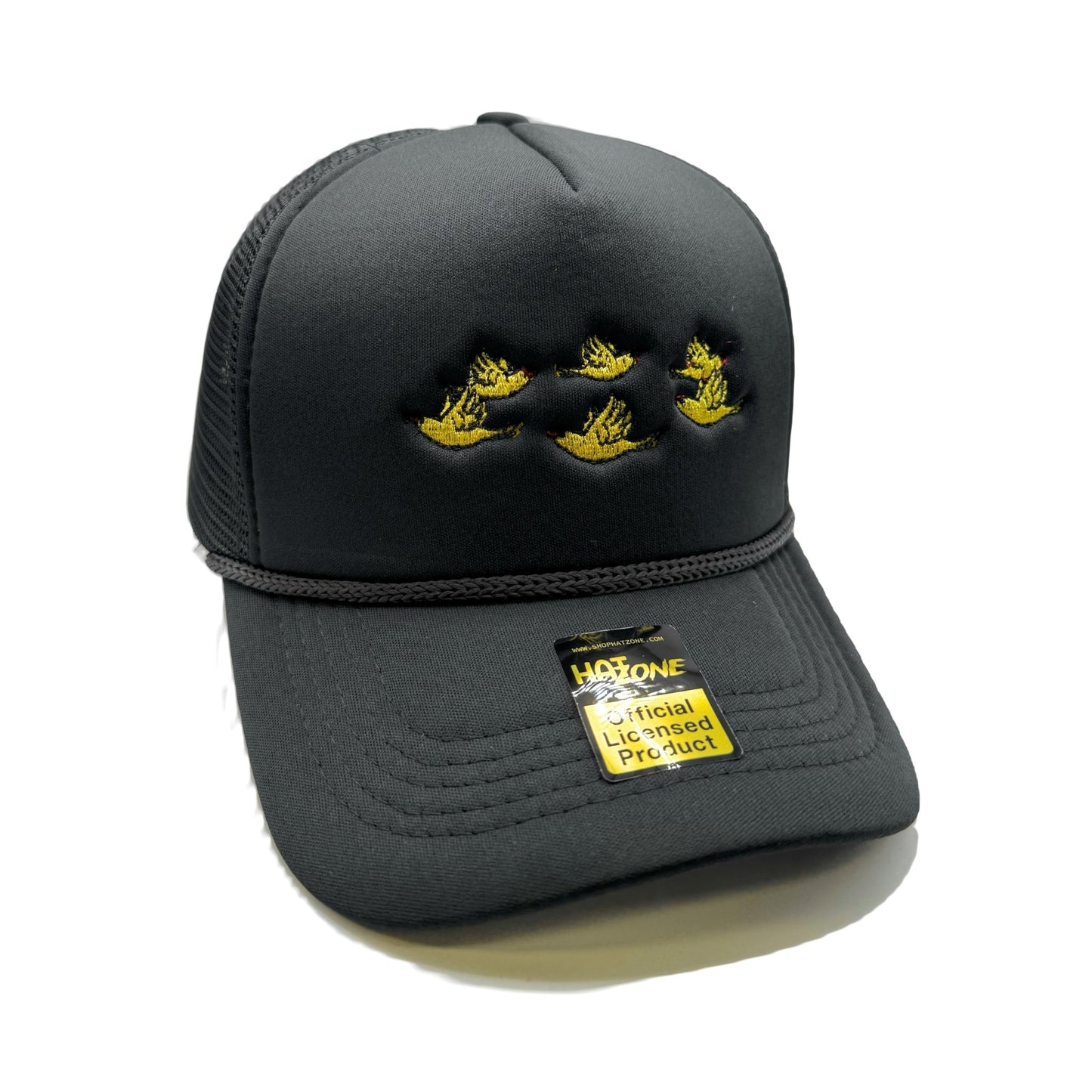 Dizzy Birds Mesh Trucker Snapback (Black) - Hat Supreme