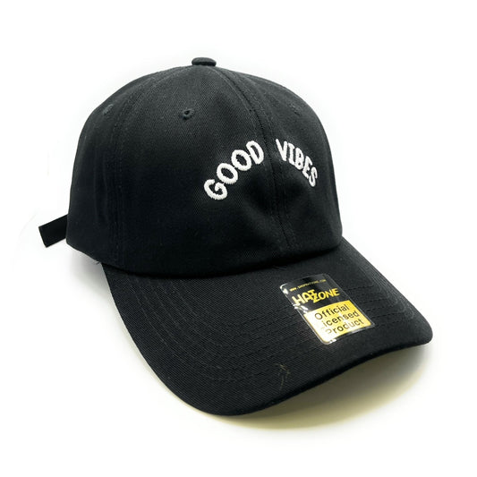 Good Vibes Dad Hat (Black) - Hat Supreme