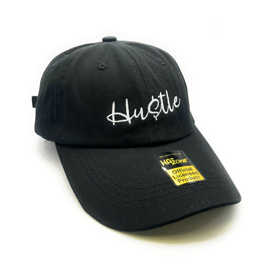 Hustle Dad Hat (Black) - Hat Supreme