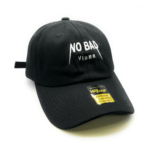 No Bad Vibes Dad Hat (Black) - Hat Supreme