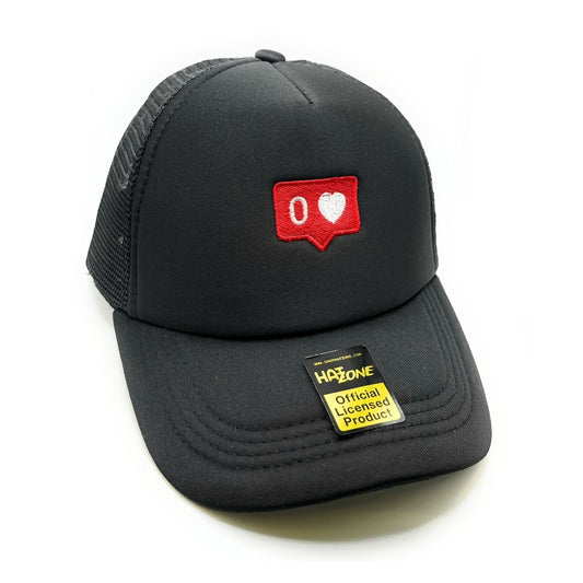 No Love Insta Mesh Trucker Snapback (Black) - Hat Supreme
