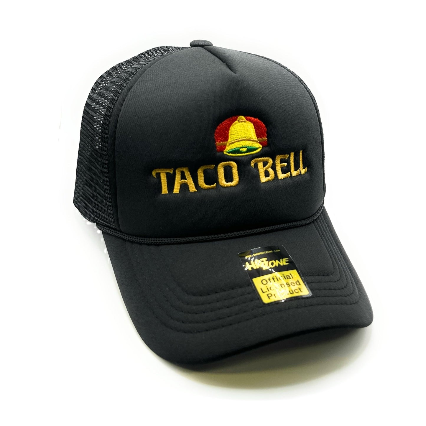 Retro Taco Bell Mesh Trucker Snapback (Black) - Hat Supreme