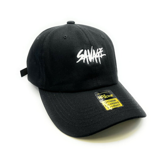 Savage Dad Hat (Black) - Hat Supreme