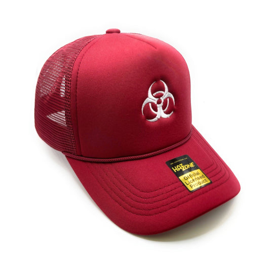 Toxic Mesh Trucker Snapback (Burgundy) - Hat Supreme