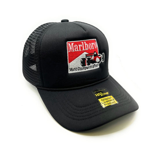 World Championship Team Racing Trucker Snapback (Black) - Hat Supreme