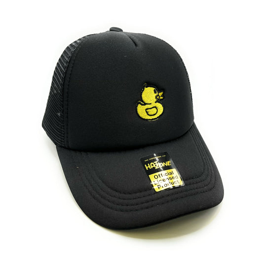 Yellow Rubber Duck Mesh Trucker Snapback (Black) - Hat Supreme