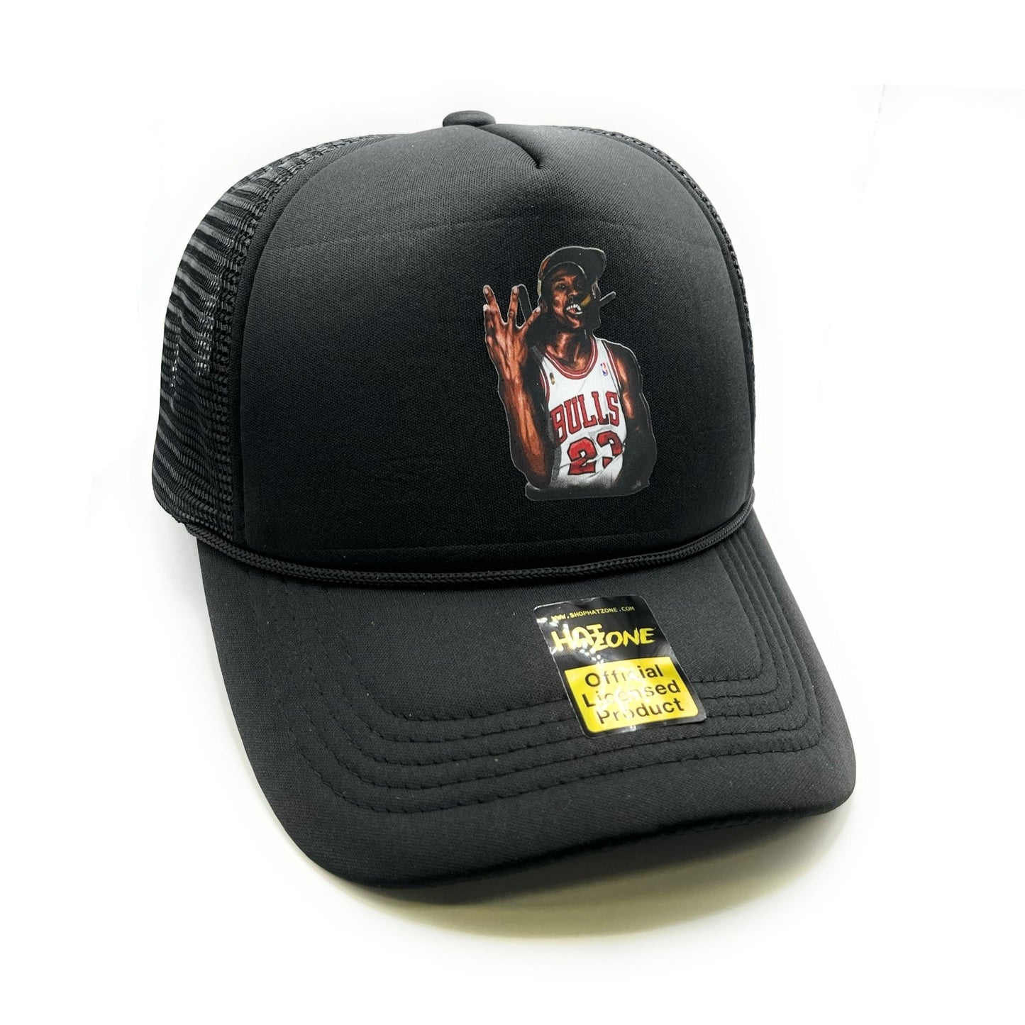 4Peat SC Mesh Trucker Snapback (Black) - Hat Supreme