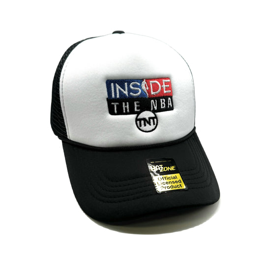 TNT Basketball Mesh Trucker Snapback (White/Black)