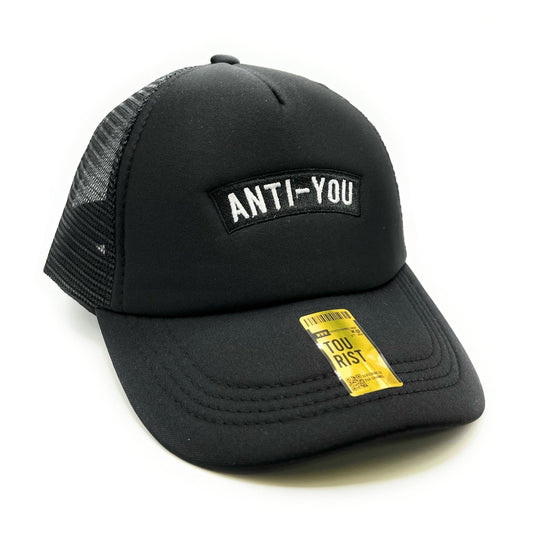 Anti-You Mesh Trucker Snapback (Black) - Hat Supreme