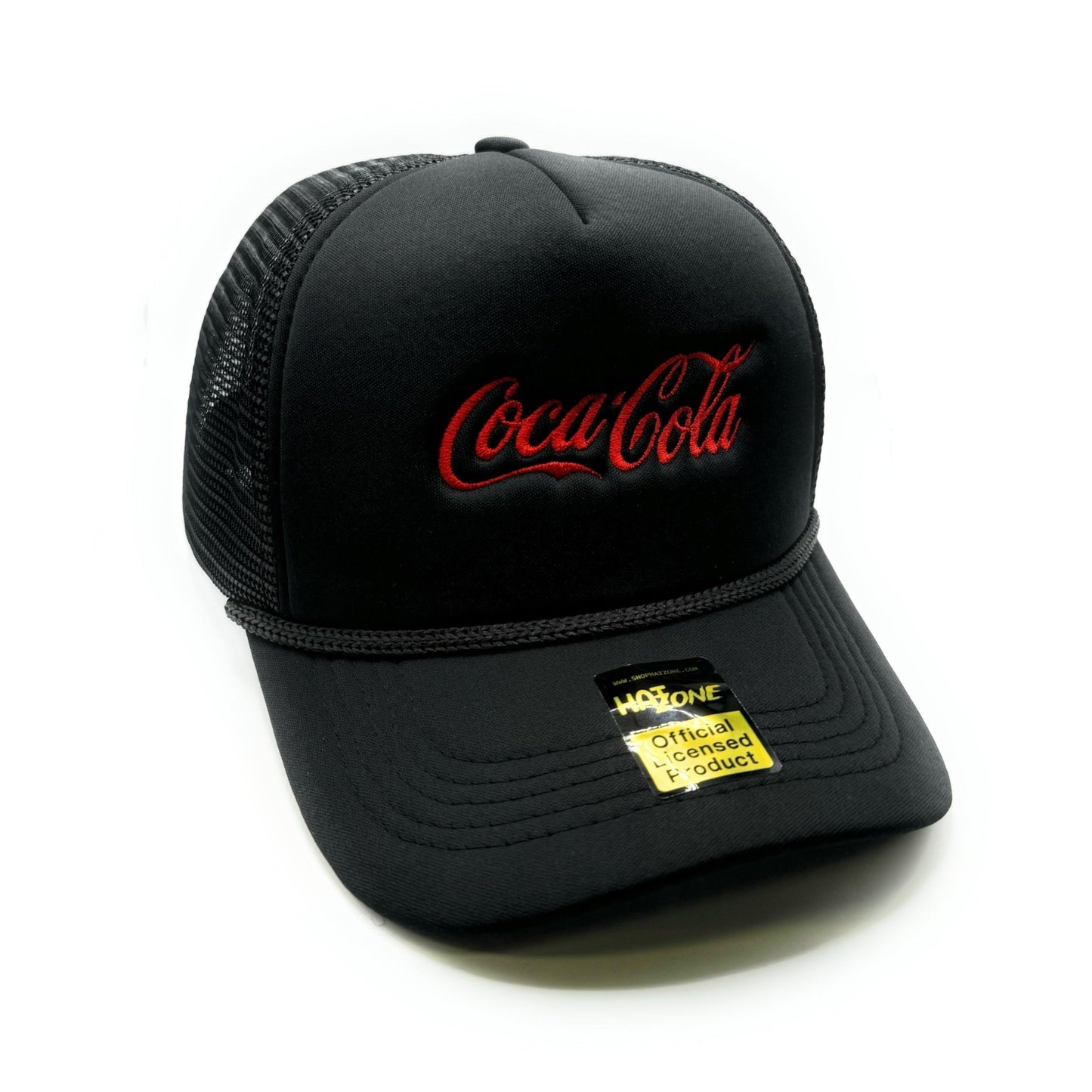 Cola Mesh Trucker Snapback (Black) - Hat Supreme