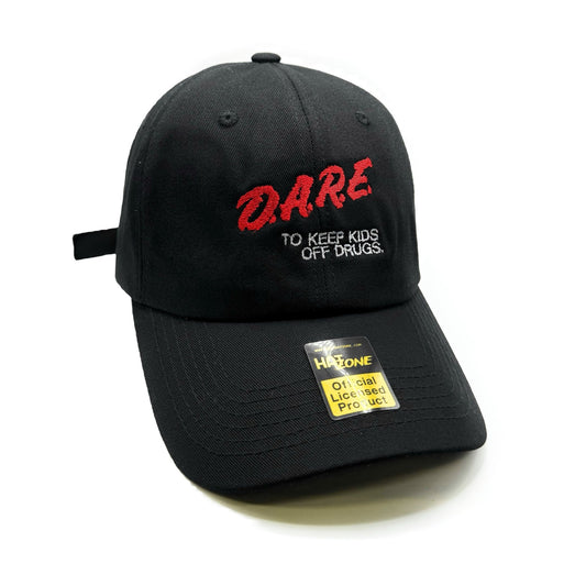 Dare Dad Hat Strapback (Black) - Hat Supreme