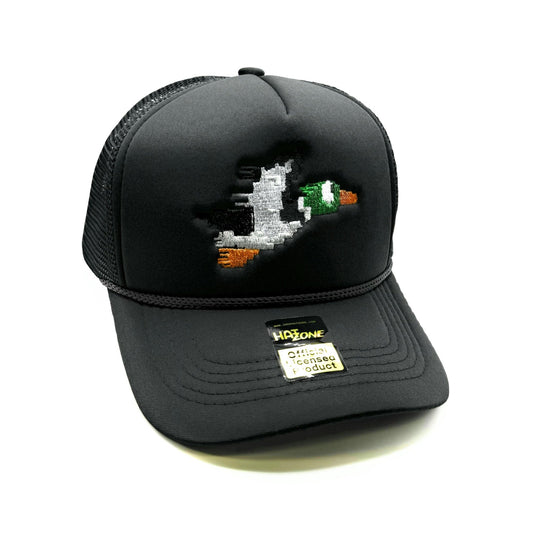 Duck Hunt XL Mesh Trucker Snapback (Black) - Hat Supreme