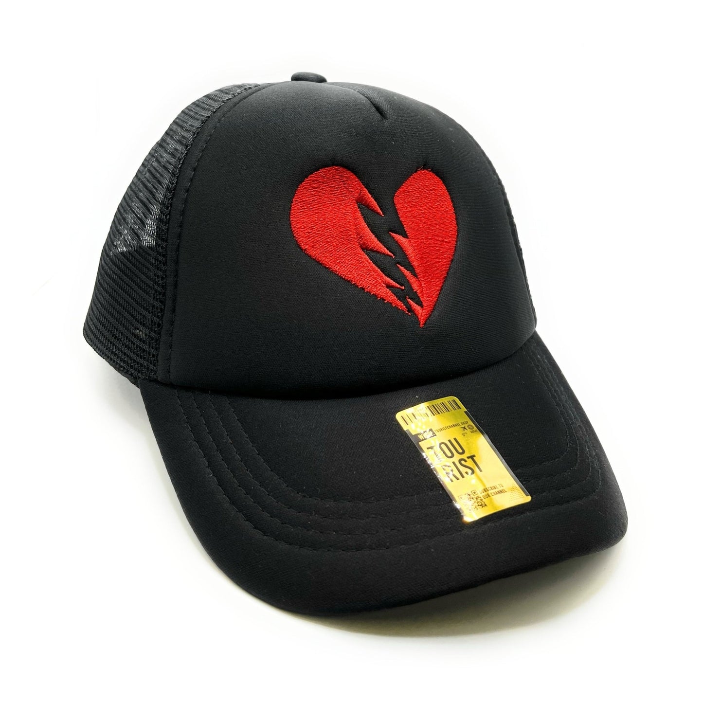 Heartbreak Mesh Trucker Snapback (Black) - Hat Supreme