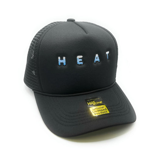 Heat Mesh Trucker Snapback (Black) - Hat Supreme