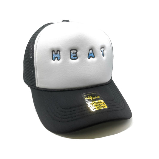 Heat Mesh Trucker Snapback (White/Black) - Hat Supreme