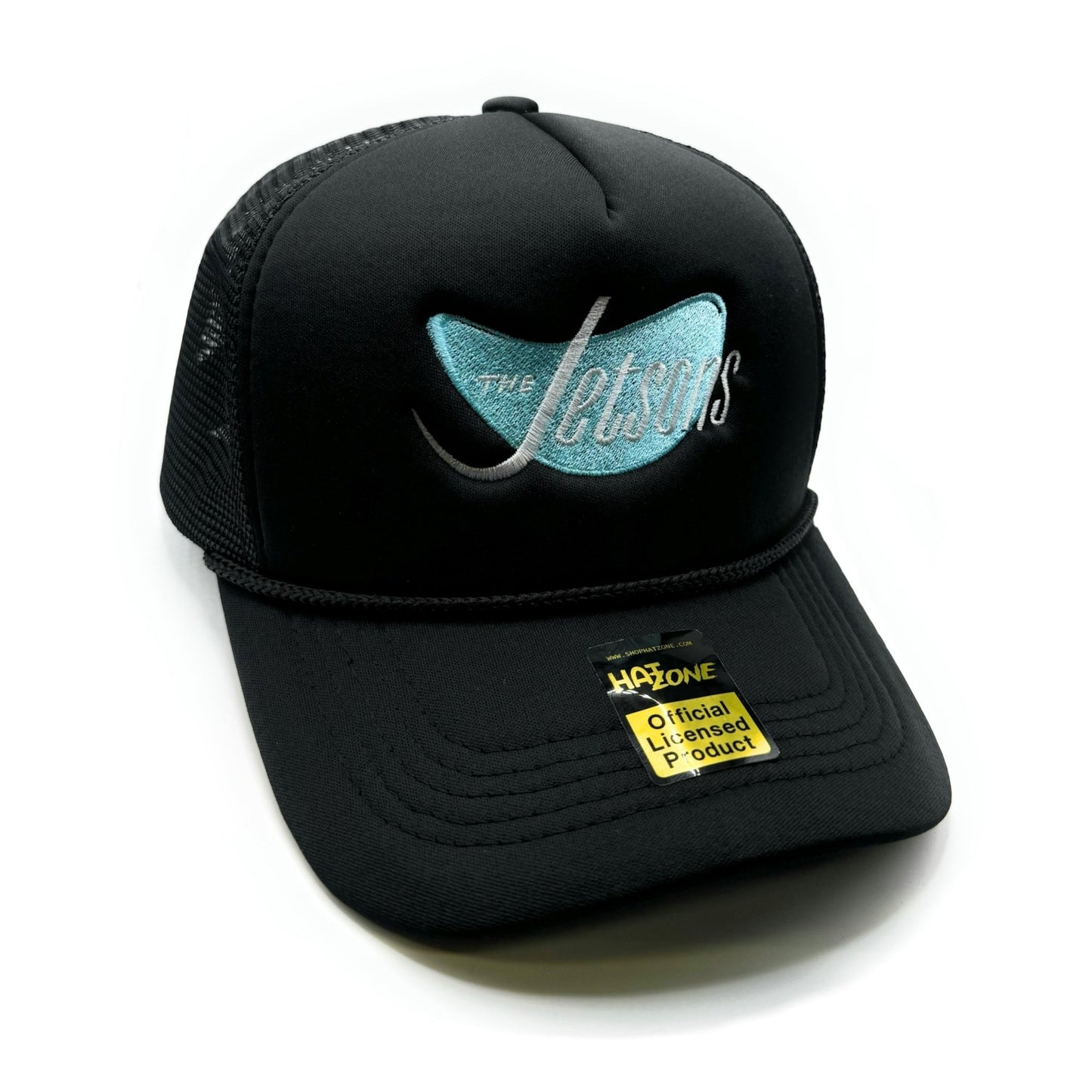 Jetsons Mesh Trucker Snapback (Black) - Hat Supreme