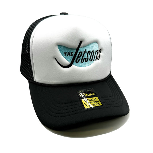 Jetsons Mesh Trucker Snapback (White/Black) - Hat Supreme