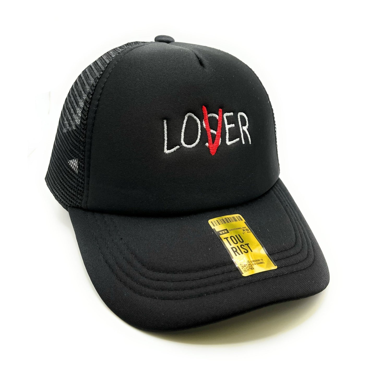 Lover Loser Mesh Trucker Snapback (Black) - Hat Supreme