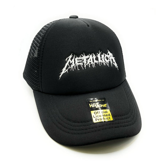 Master of Puppets Mesh Trucker Snapback (Black) - Hat Supreme