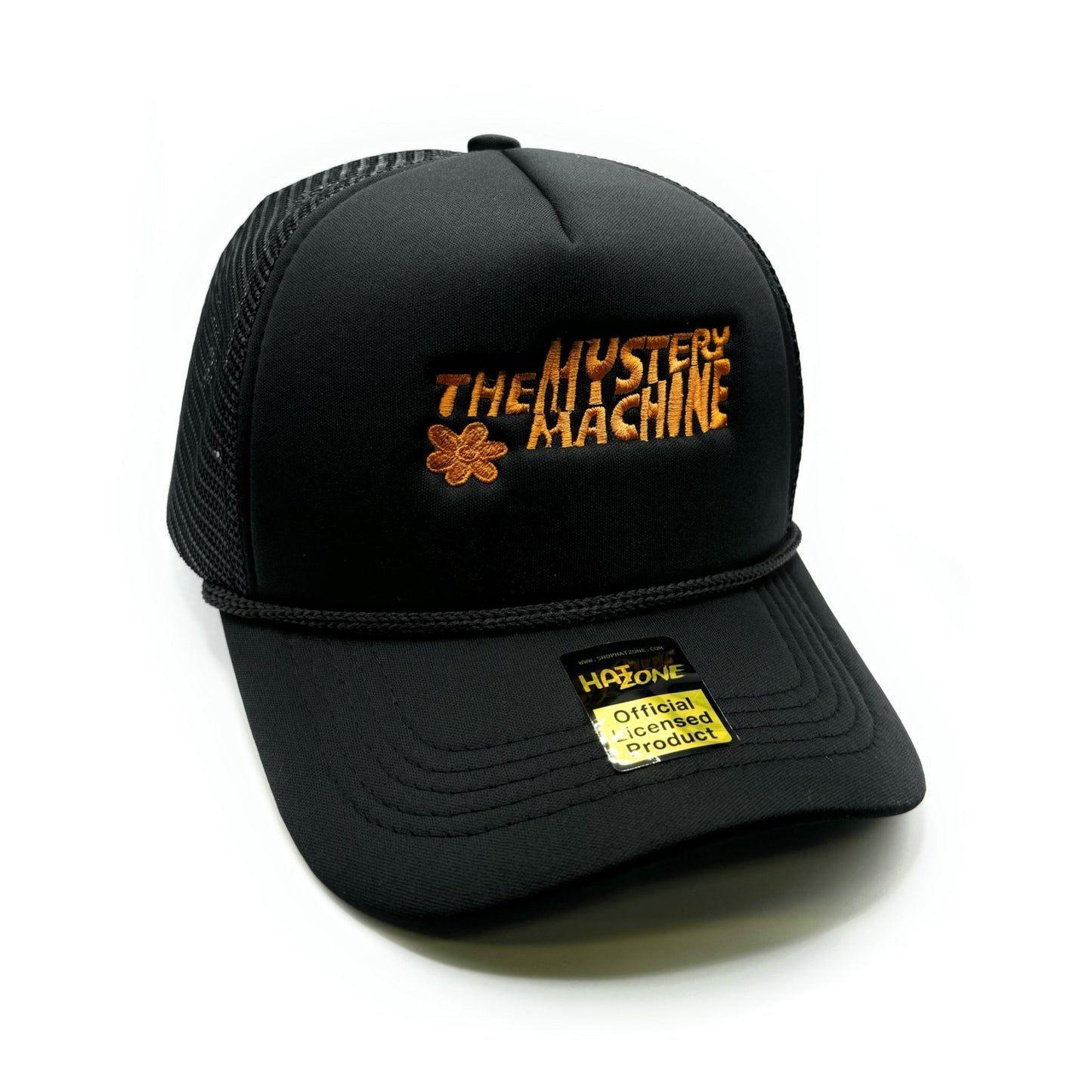 Mystery Machine Mesh Trucker Snapback (Black) - Hat Supreme