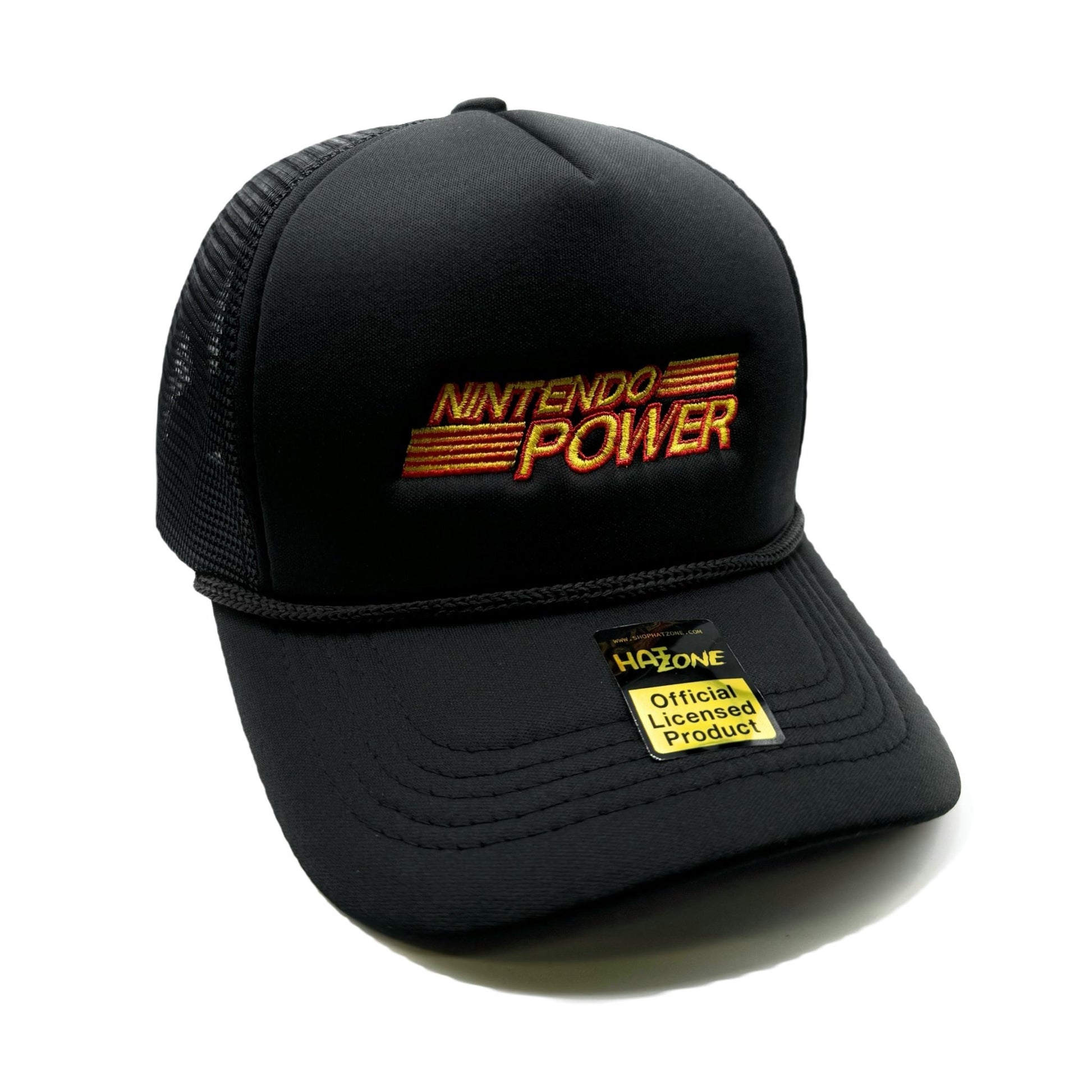 NES Power Mesh Trucker Snapback (Black) - Hat Supreme