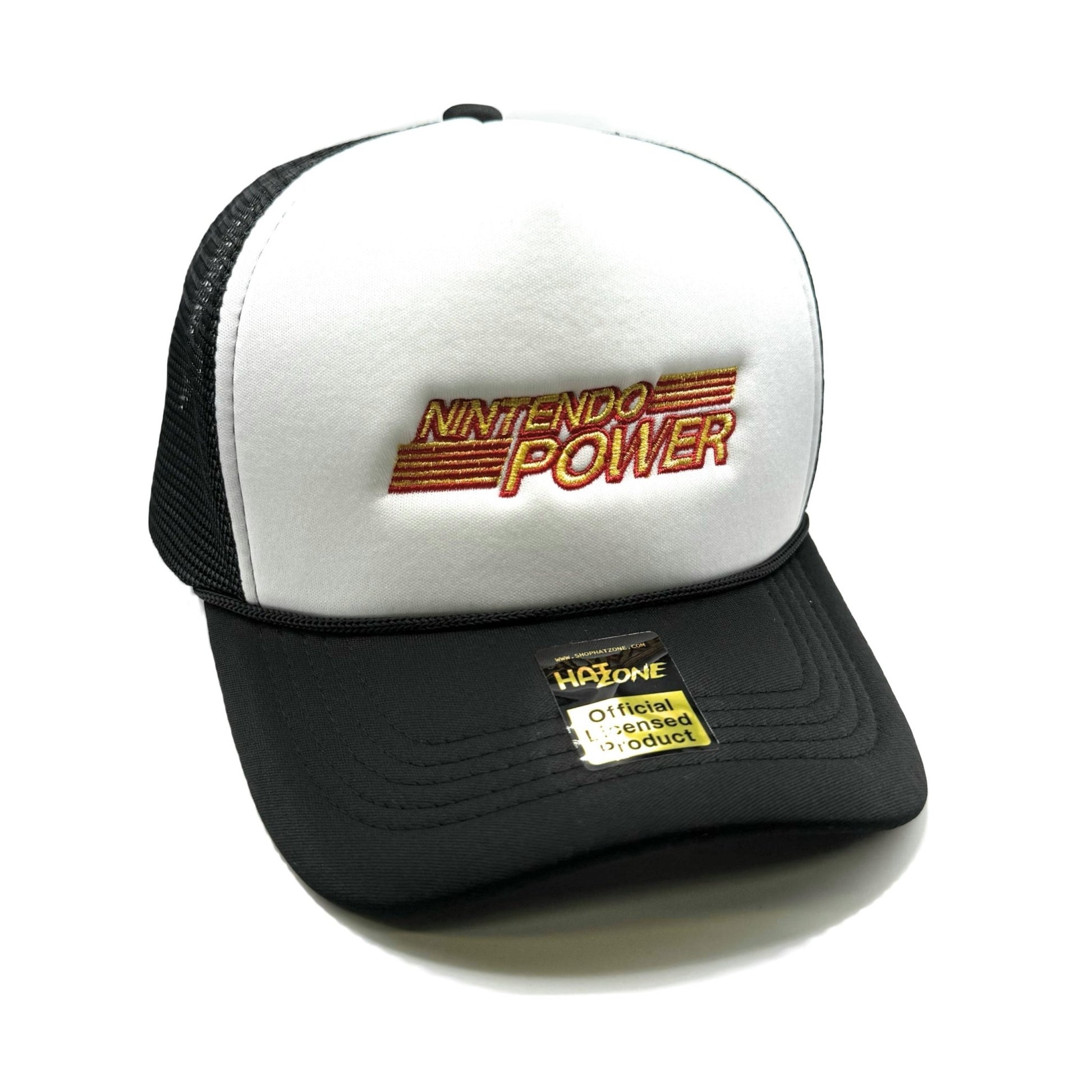 NES Power Mesh Trucker Snapback (White/Black) - Hat Supreme