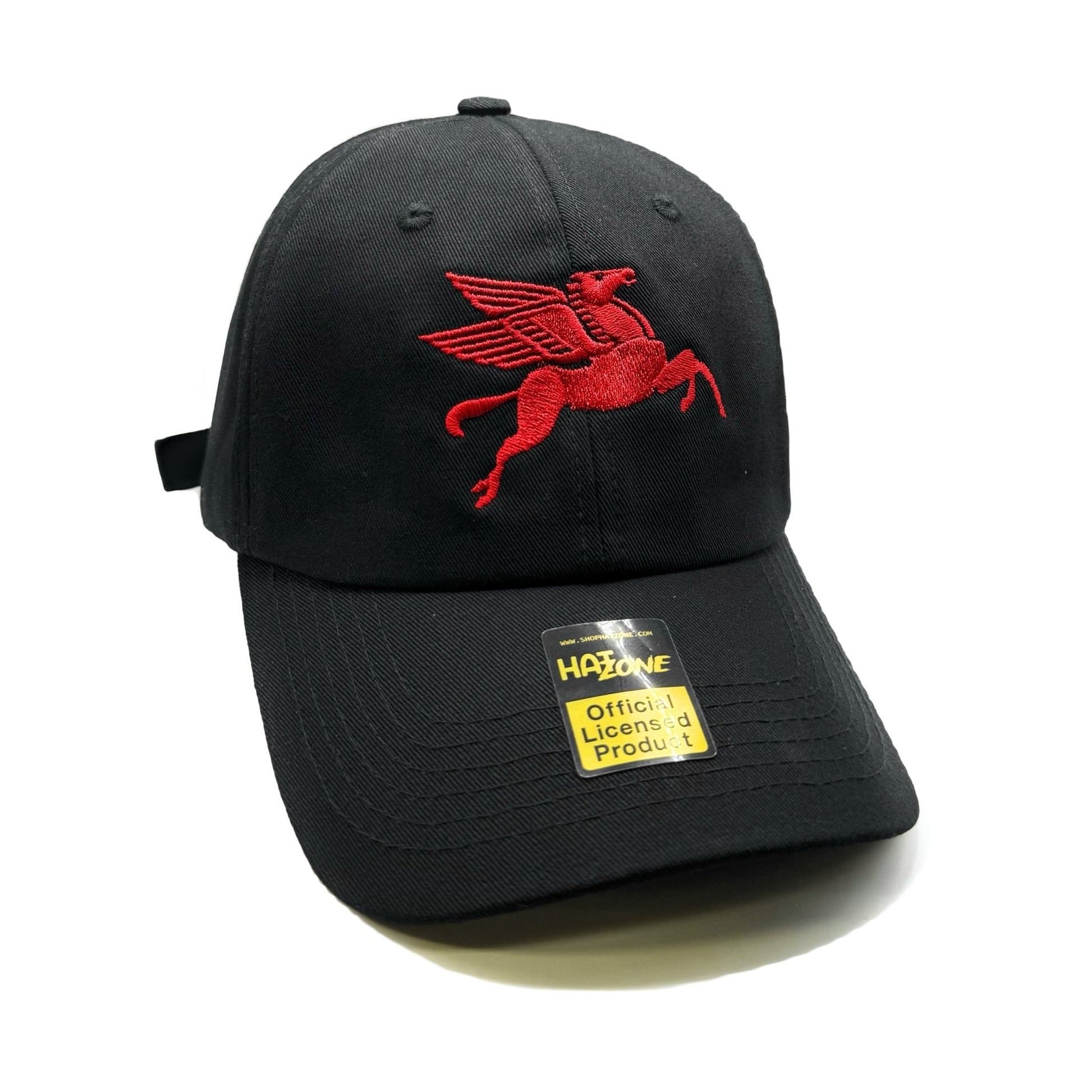 Pegasus Dad Hat Strapback (Black) - Hat Supreme