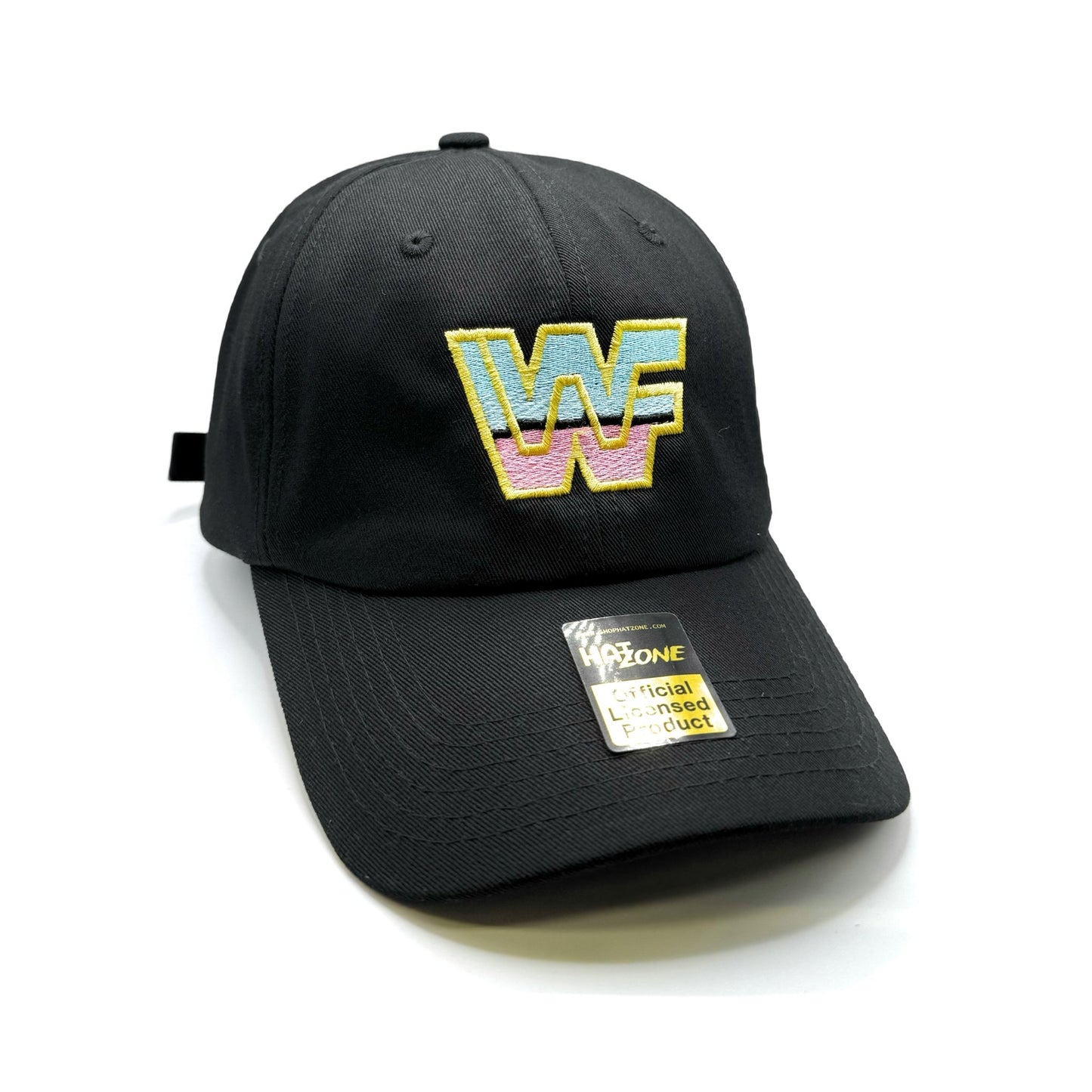 Retro 80s Wrestling Dad Hat Strapback (Black) - Hat Supreme