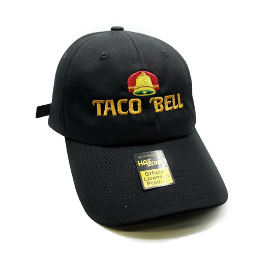 Retro Taco Bell Dad Hat Strapback (Black) - Hat Supreme