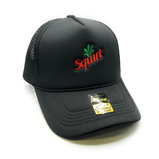 Squirt Mesh Trucker Snapback (Black) - Hat Supreme