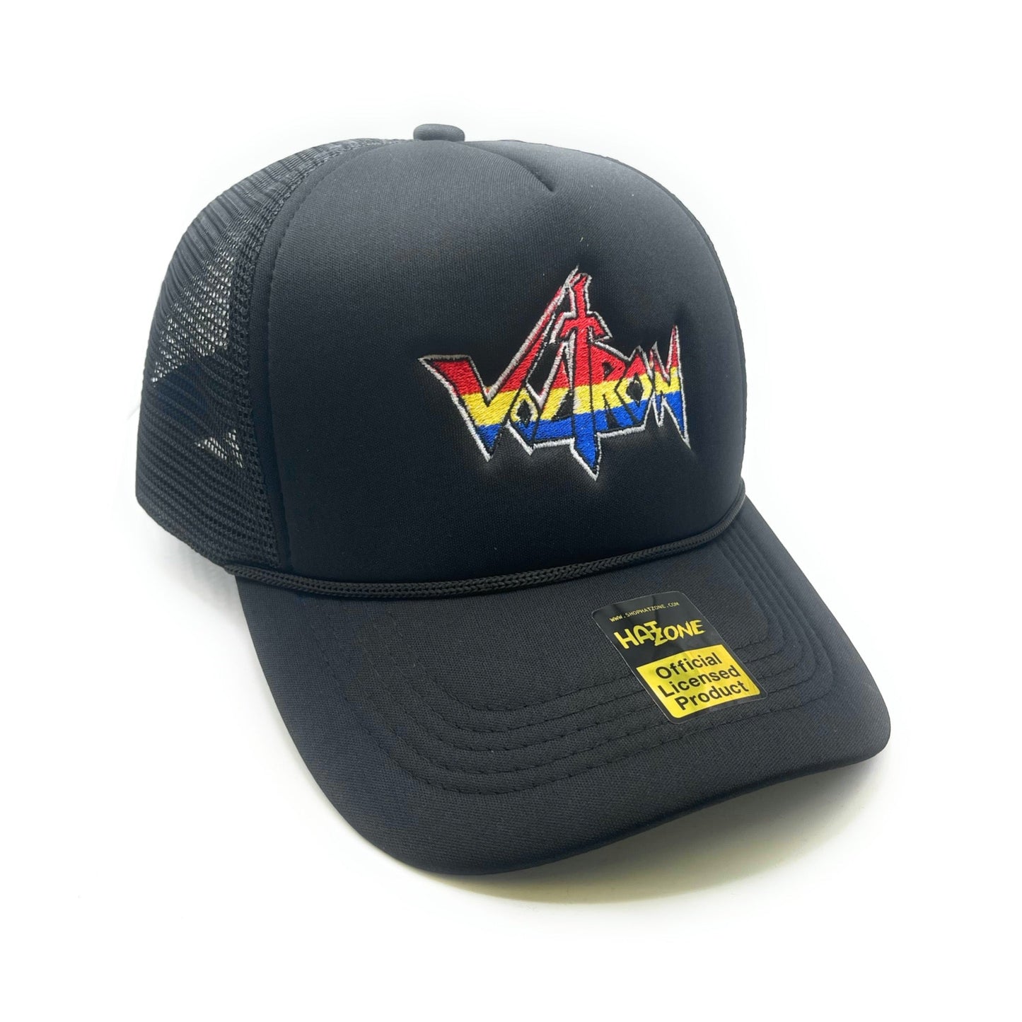 Voltron Mesh Trucker Snapback (Black) - Hat Supreme