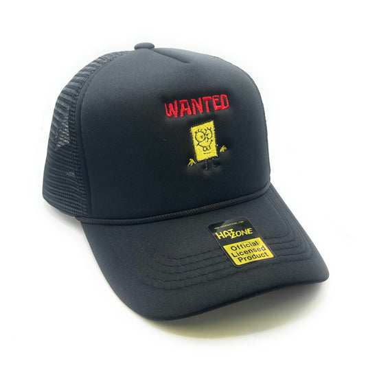 Wanted Mesh Trucker Snapback (Black) - Hat Supreme