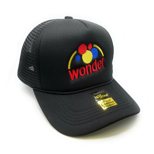 Wonder Mesh Trucker Snapback (Black) - Hat Supreme